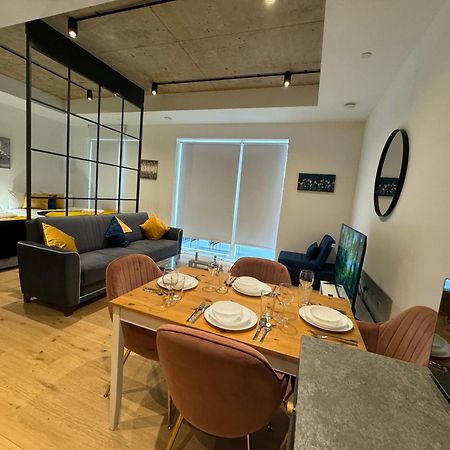 Ferienwohnung London Luxury Flat With Balcony, River View, O2 Arena, Excel, Canary Wharf, Station Exterior foto