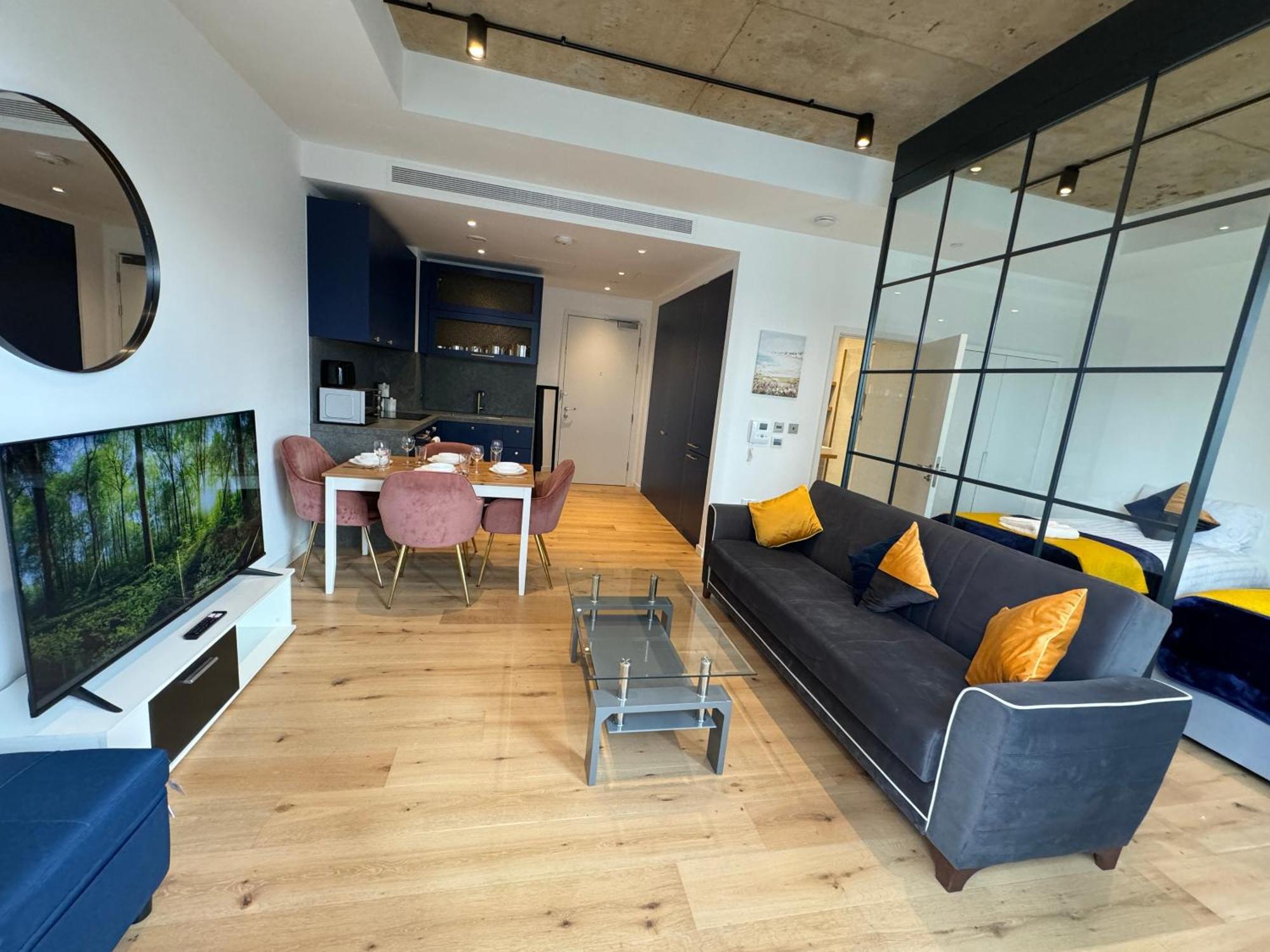 Ferienwohnung London Luxury Flat With Balcony, River View, O2 Arena, Excel, Canary Wharf, Station Exterior foto