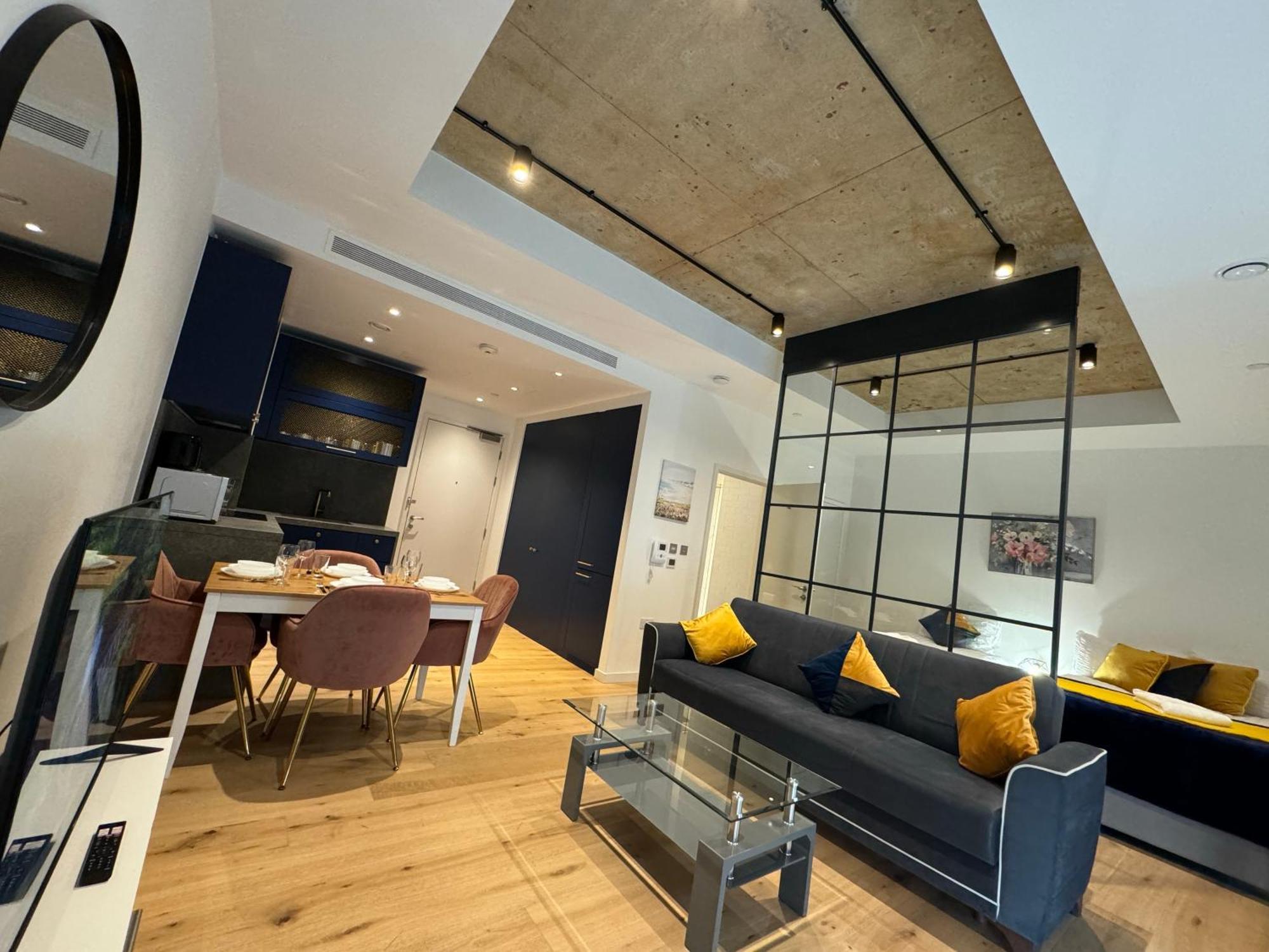 Ferienwohnung London Luxury Flat With Balcony, River View, O2 Arena, Excel, Canary Wharf, Station Exterior foto
