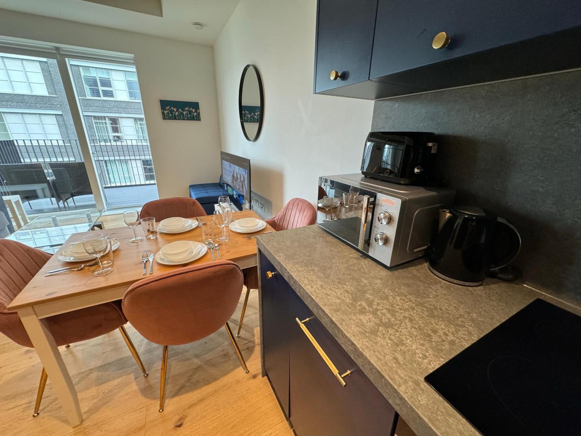 Ferienwohnung London Luxury Flat With Balcony, River View, O2 Arena, Excel, Canary Wharf, Station Exterior foto